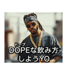 飲みべ100%ラッパー【ラップ・HIPHOP】（個別スタンプ：21）