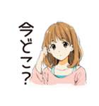 ふつうの女の子★オンライン会議（個別スタンプ：11）