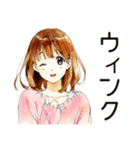 ふつうの女の子★オンライン会議（個別スタンプ：20）