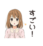 ふつうの女の子★オンライン会議（個別スタンプ：24）