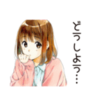ふつうの女の子★オンライン会議（個別スタンプ：26）