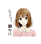 ふつうの女の子★オンライン会議（個別スタンプ：29）