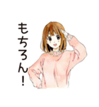 ふつうの女の子★オンライン会議（個別スタンプ：31）