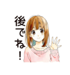 ふつうの女の子★オンライン会議（個別スタンプ：34）