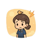 かわいいキャビンクルー（個別スタンプ：2）
