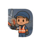 かわいいキャビンクルー（個別スタンプ：4）