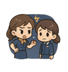 かわいいキャビンクルー（個別スタンプ：5）