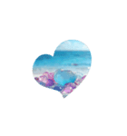 【南国の綺麗な海】癒し.Healing.Sea,shell（個別スタンプ：1）