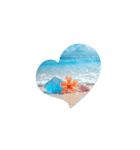 【南国の綺麗な海】癒し.Healing.Sea,shell（個別スタンプ：7）