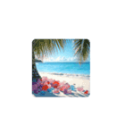 【南国の綺麗な海】癒し.Healing.Sea,shell（個別スタンプ：15）