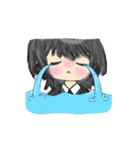 黒いやつスタンプだぜ（個別スタンプ：3）