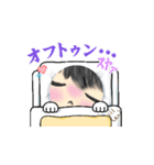 黒いやつスタンプだぜ（個別スタンプ：4）