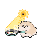 夏とポメトーン（文字なし）（個別スタンプ：16）