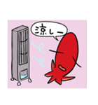 くぅちゃんの夏（個別スタンプ：7）