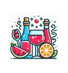 のどが渇いた？飲みたい気分を満たそう！（個別スタンプ：38）