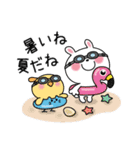 かわいいうさぎのスタンプ39(夏)（個別スタンプ：3）