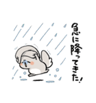 グレーのロップイヤーさん【夏】（個別スタンプ：3）