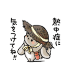 グレーのロップイヤーさん【夏】（個別スタンプ：5）