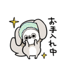 グレーのロップイヤーさん【夏】（個別スタンプ：19）
