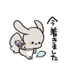 グレーのロップイヤーさん【夏】（個別スタンプ：27）