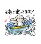 グレーのロップイヤーさん【夏】（個別スタンプ：37）