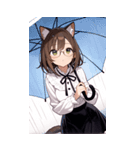 猫娘の日常BIGスタンプ第2弾（個別スタンプ：1）