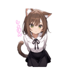 猫娘の日常BIGスタンプ第2弾（個別スタンプ：2）