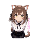 猫娘の日常BIGスタンプ第2弾（個別スタンプ：3）