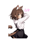猫娘の日常BIGスタンプ第2弾（個別スタンプ：9）