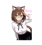 猫娘の日常BIGスタンプ第2弾（個別スタンプ：14）