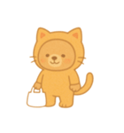 ねこグマのまったりした日々（個別スタンプ：5）