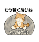 笑顔を運ぶ猫たち♡ シニアさんあるある（個別スタンプ：10）