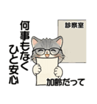 笑顔を運ぶ猫たち♡ シニアさんあるある（個別スタンプ：15）