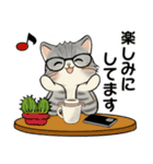 笑顔を運ぶ猫たち♡ シニアさんあるある（個別スタンプ：36）