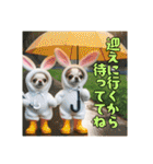 オコジョすたんぷ♡うさ吉・夏の会話ver（個別スタンプ：6）
