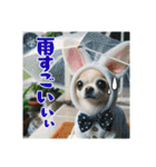 オコジョすたんぷ♡うさ吉・夏の会話ver（個別スタンプ：8）