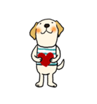 ラブラドールな犬たち・フレンドリー編（個別スタンプ：1）