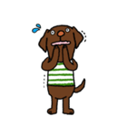 ラブラドールな犬たち・フレンドリー編（個別スタンプ：9）