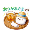 シマエナガたちの夏♪（個別スタンプ：9）