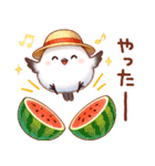 シマエナガたちの夏♪（個別スタンプ：22）