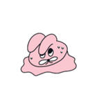 ピンク,プク私たちは友達です。(no text)1（個別スタンプ：4）