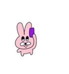 ピンク,プク私たちは友達です。(no text)1（個別スタンプ：5）