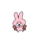ピンク,プク私たちは友達です。(no text)2（個別スタンプ：2）
