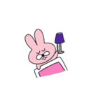 ピンク,プク私たちは友達です。(no text)2（個別スタンプ：4）