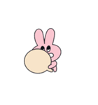 ピンク,プク私たちは友達です。(no text)2（個別スタンプ：6）