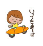 ほんわかサーファー・ガール（個別スタンプ：18）