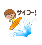 ほんわかサーファー・ガール（個別スタンプ：25）