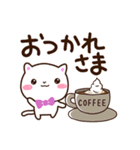 シロネコすたんぷ☆食べ物・飲み物（個別スタンプ：3）