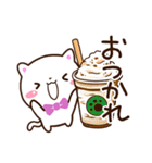 シロネコすたんぷ☆食べ物・飲み物（個別スタンプ：5）