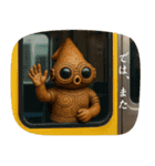 遮光器イカちゃん★リアル動物27種（個別スタンプ：14）